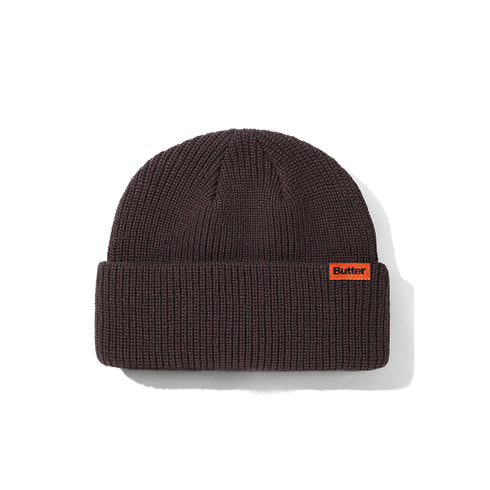 Butter Tall Wharfie Beanie Bonnet - Chocolate - Streetart.fr