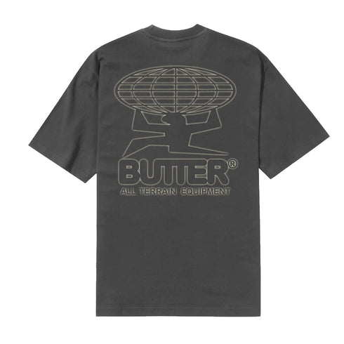 Butter Terrain T-Shirt - Washed Black - Streetart.fr