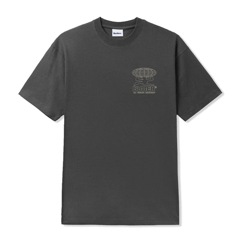 Butter Terrain T-Shirt - Washed Black - Streetart.fr