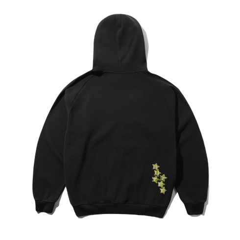 Butter Terrain Zip-Thru Hood Sweat Hood Zip - Black - Streetart.fr