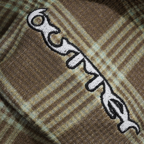 Butter Waffle Zip - Thru Hood Sweat A Capuche Zip - Plaid - Streetart.fr