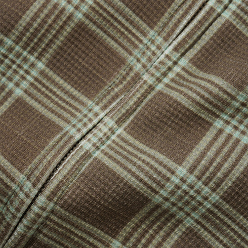 Butter Waffle Zip - Thru Hood Sweat A Capuche Zip - Plaid - Streetart.fr