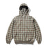 Butter Waffle Zip - Thru Hood Sweat A Capuche Zip - Plaid - Streetart.fr