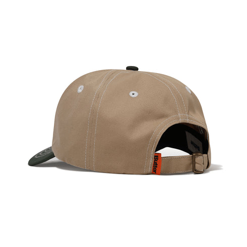 Butter Warped 6 Panel Cap Casquette - Tan / Seaweed - Streetart.fr