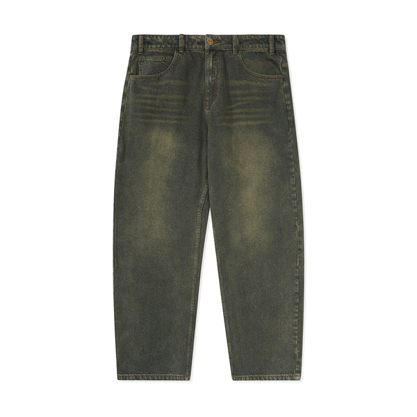 Butter Warped Denim Jeans Pantalon - Dirty Wash Indigo - Streetart.fr