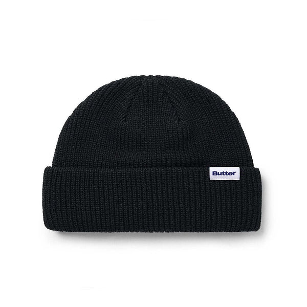 Butter Wharfie Beanie Bonnet - Black - Streetart.fr