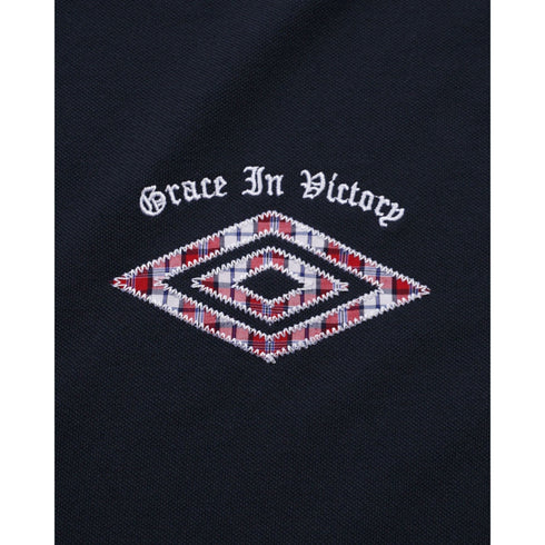 Butter X Umbro Victory Polo - Navy / Slate - Streetart.fr