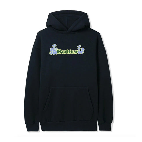 Butter Bugs Logo Pullover Hood - Black