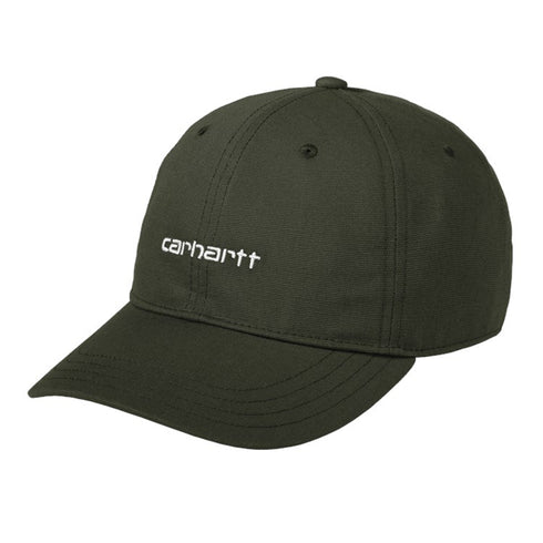 Carhartt Wip Canvas Script Cap - Opuntia / White