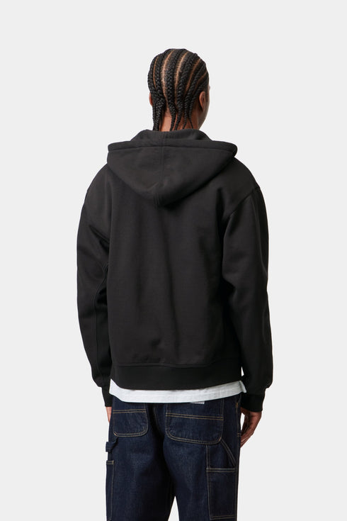 Carharrt Wip Hooded American Script Jacket - Black - I033063_89_XX