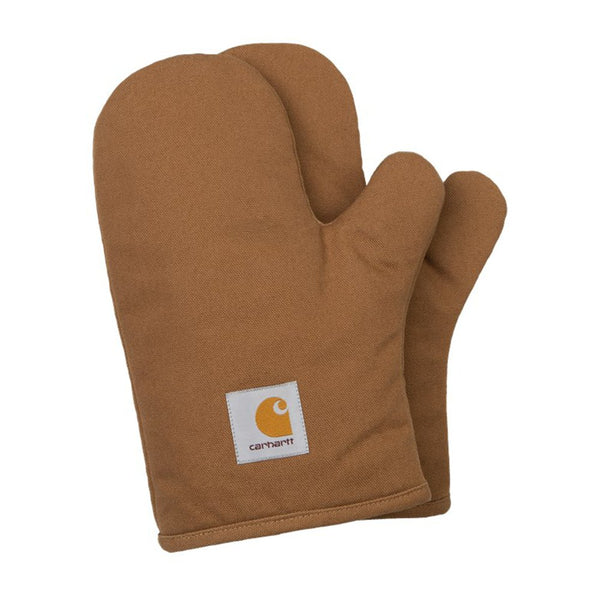 Carhartt Canvas Oven Mitt Set Dearborn Gants Cuisine Hamilton Brown - Streetart.fr
