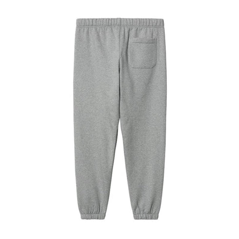 Carhartt Chase Sweat Pant - Grey Heather / Gold - Streetart.fr