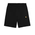 Carhartt Chase Sweat Short - Black / Gold - Streetart.fr
