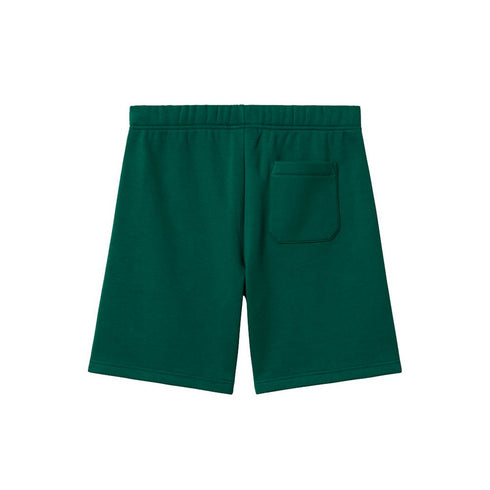 Carhartt Chase Sweat Short - Chervil / Gold - Streetart.fr