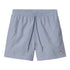 Carhartt Chase Swim Trunks - Charm Blue / Gold - Streetart.fr