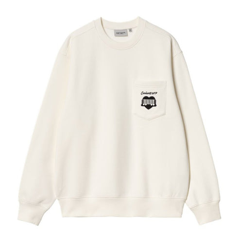 Carhartt Heart Train Pocket Sweatshirt - Wax - Streetart.fr