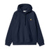 Carhartt Hooded American Script Sweat A Capuche - Air Force Blue - Streetart.fr
