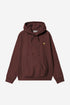 Carhartt Hooded American Script Sweat - Amarone - I028279_826_XX