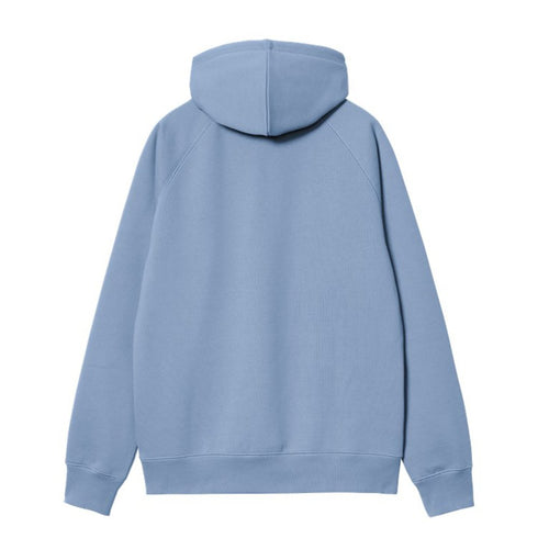 Carhartt Hooded Chase Sweat A Capuche - Charm Blue / Gold - Streetart.fr