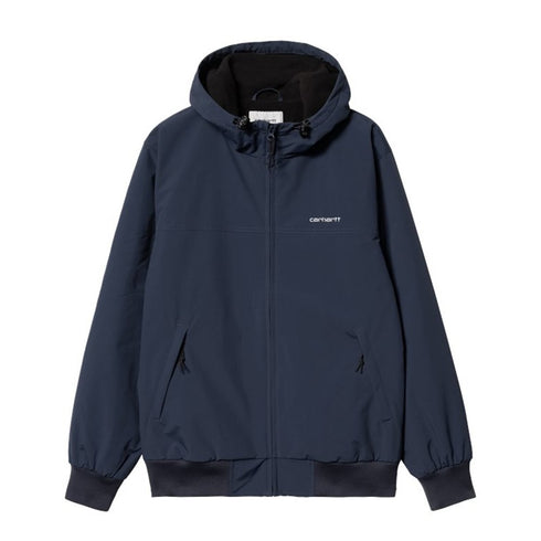Carhartt Hooded Sail Jacket Air Force Blue / White - Streetart.fr