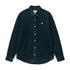 Carhartt L/S Madison Cord Ls Shirt Duck Blue / Wax - Streetart.fr