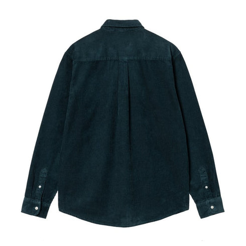 Carhartt L/S Madison Cord Ls Shirt Duck Blue / Wax - Streetart.fr