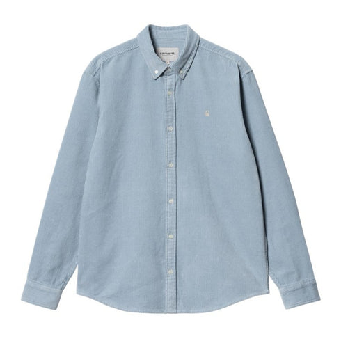 Carhartt L/S Madison Cord Ls Shirt Dusty Ice / Wax - Streetart.fr