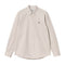 Carhartt L/S Madison Ls Shirt - Moonbeam / Black - Streetart.fr