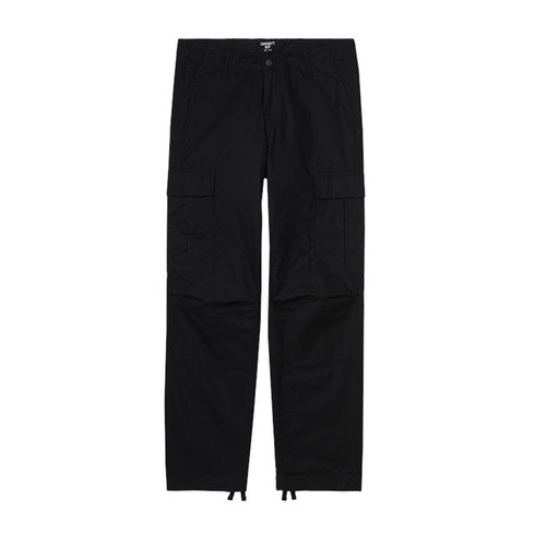 Carhartt Regular Cargo Pant - Black Rinsed - Streetart.fr