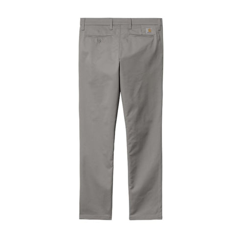 Carhartt Sid Pant - Misty Grey Rinsed - Streetart.fr