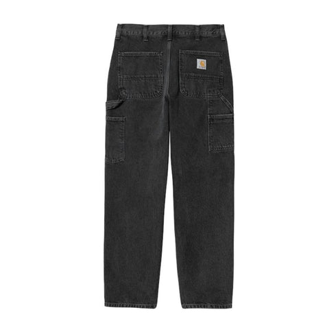 Carhartt Single Knee Pant - Black Stone Washed - Streetart.fr