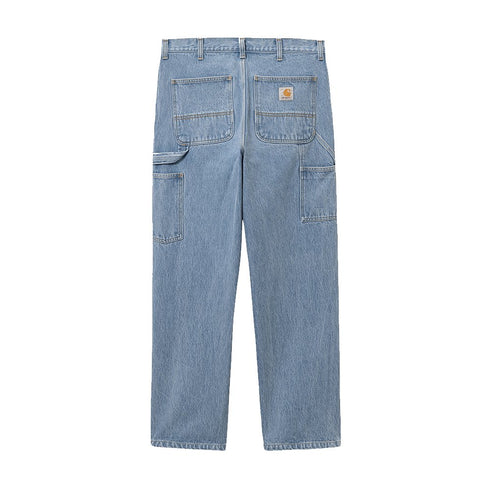 Carhartt Single Knee Pant - Blue Stone Bleached - Streetart.fr