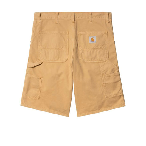 Carhartt Single Knee Short - Bourbon Garment Dyed - Streetart.fr