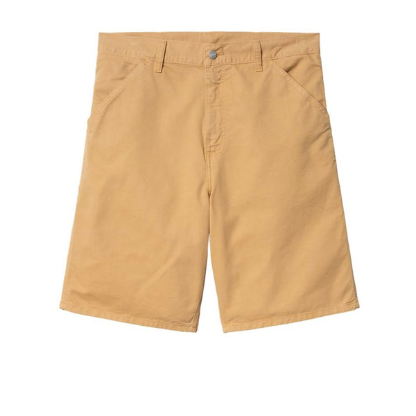 Carhartt Single Knee Short - Bourbon Garment Dyed - Streetart.fr