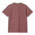 Carhartt S/S Chase T-Shirt - Dusty Fuchsia / Gold - Streetart.fr