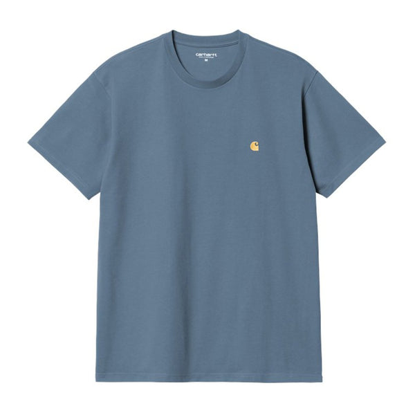 Carhartt S/S Chase T-Shirt Positano / Gold - Streetart.fr