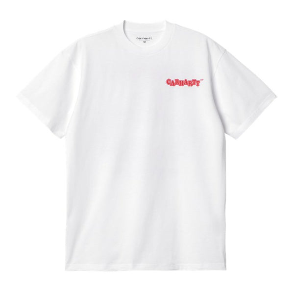 Carhartt S/S Fast Food T-Shirt - White / Red - Streetart.fr