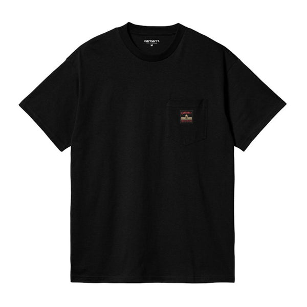 Carhartt S/S Field Pocket T-Shirt Black - Streetart.fr