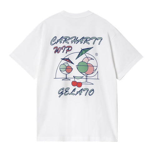Carhartt S/S Gelato T-Shirt - White - Streetart.fr