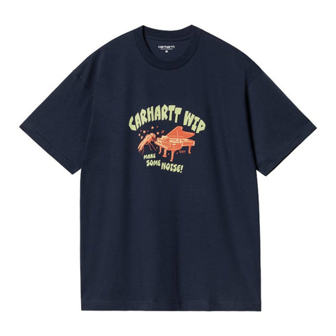 Carhartt S/S Noisy T-Shirt - Air Force Blue - Streetart.fr