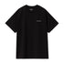 Carhartt S/S Script Embroidery T-Shirt Black / White - Streetart.fr