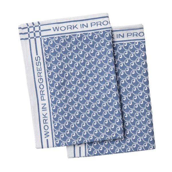 Carhartt Tea Towel Set White / Blue - Streetart.fr