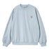 Carhartt Vsita Sweatshirt Dusty Ice Garment Dyed - Streetart.fr