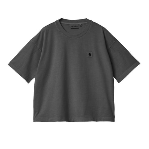 Carhartt W' Nelson T - Shirt Charcoal - Garment Dyed - Streetart.fr