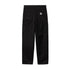 Carhartt W' Norris Single Knee Pant - Black Garment Dyed - Streetart.fr