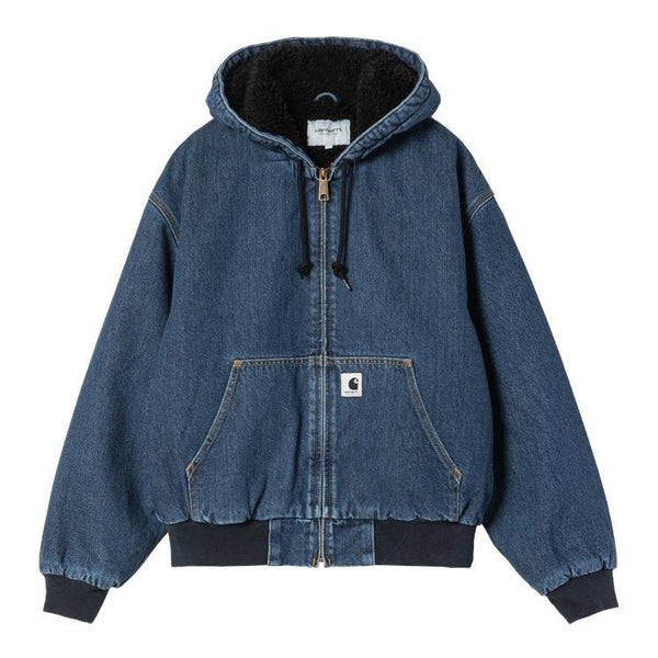 Carhartt W' Og Active Jacket - Blue Stone Washed - Streetart.fr