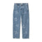 Carhartt W' Stamp Pant Stamp Print - Blue Bleached - Streetart.fr