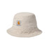 Carhartt Walter Bucket Hat - Natural Rinsed - Streetart.fr