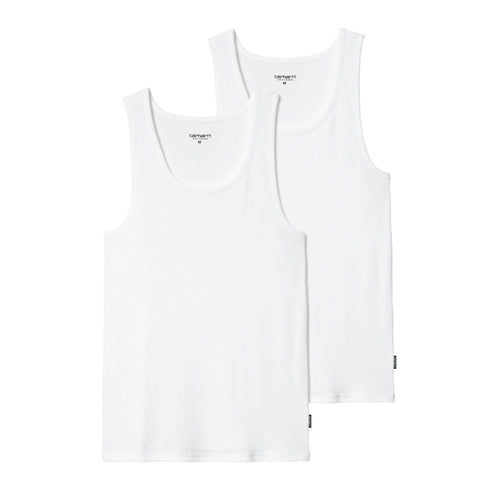Carhartt WIP A - Shirt Debardeur White + White - Streetart.fr
