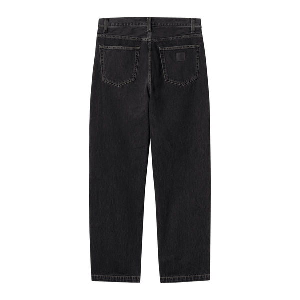 Carhartt WIP Aaron Pant - Black Stone Washed - Streetart.fr